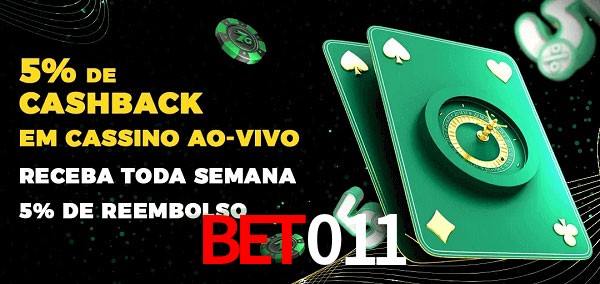 Promoções do cassino ao Vivo bet011